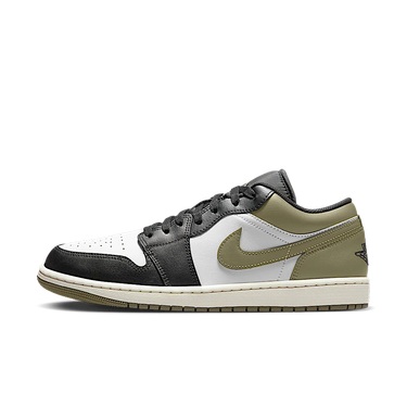 Air Jordan 1 Low Black Toe Medium Olive | Next Step