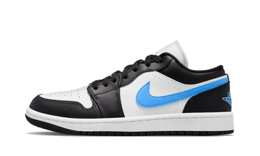 Air Jordan 1 Low Black University Blue White - DC0774-041 - View 1 | Next Step