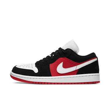 Air Jordan 1 Low Black White Gym Red - DC0774-016 - View 1 | Next Step
