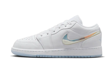 Air Jordan 1 Low Glitter Swoosh - FQ9112-100 - View 1 | Next Step