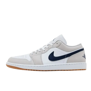 Air Jordan 1 Low Midnight Navy Neutral Grey - 553558-146 - View 1 | Next Step
