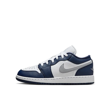 Air Jordan 1 Low Midnight Navy Wolf Grey - 553560-141 - View 1 | Next Step