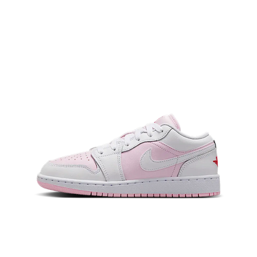 Air Jordan 1 Low Pink Foam Fire Red White - 553560-608 - View 1 | Next Step