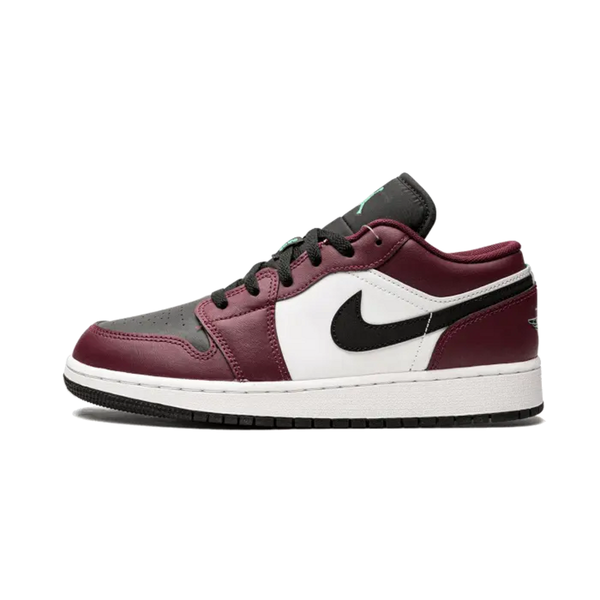 Air Jordan 1 Low SE Dark Beetroot Black Roma Green