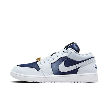 Air Jordan 1 Low SE Football Grey White Gym Red Midnight Navy - FZ8778-044 - View 1 | Next Step