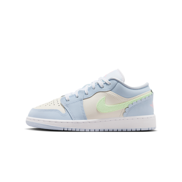 Air Jordan 1 Low SE Half Blue Sail Vapor Green - IB7113-403 - View 1 | Next Step
