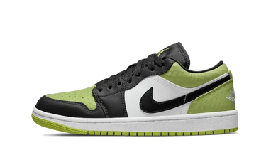 Air Jordan 1 Low Snakeskin Vivid Green - DX4446-301 - View 1 | Next Step