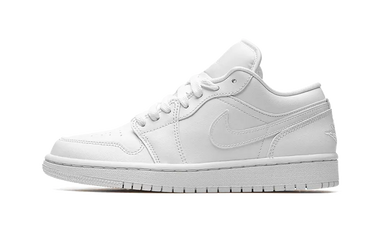 Air Jordan 1 Low Triple White Patent Swoosh (2022) - DV0990-111 - View 1 | Next Step