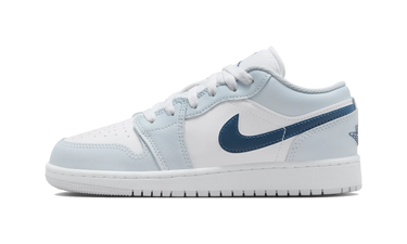 Air Jordan 1 Low White Aura Squadron Blue - 553560-104 - View 1 | Next Step