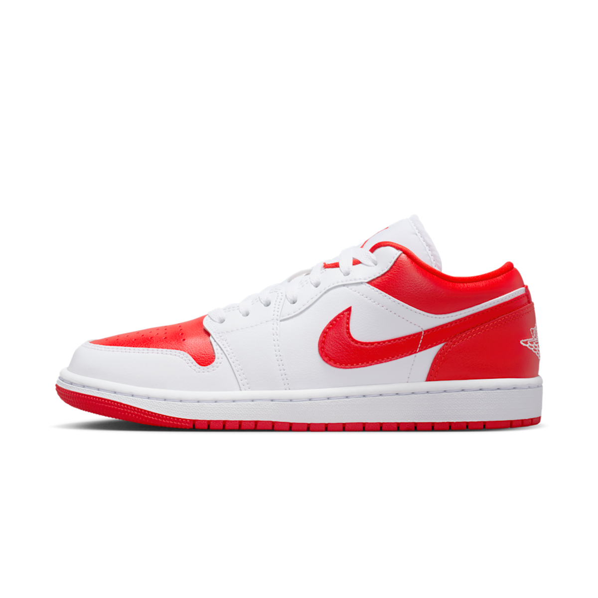 Air Jordan 1 Low White Chile Red (Women's)