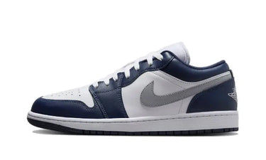 Air Jordan 1 Low Wolf Grey Midnight Navy - 553558-141 - View 1 | Next Step