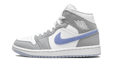 Air Jordan 1 Mid Aluminium Wolf Grey - BQ6472-105 - View 1 | Next Step