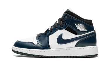 Air Jordan 1 Mid Armory Navy - 554725-411 - View 1 | Next Step