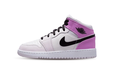 Air Jordan 1 Mid Barely Grape (GS) - DQ8423-501 - View 1 | Next Step