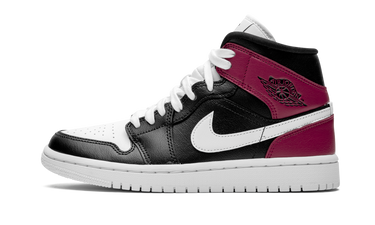 Air Jordan 1 Mid Black Noble Red - BQ6472-016 - View 1 | Next Step