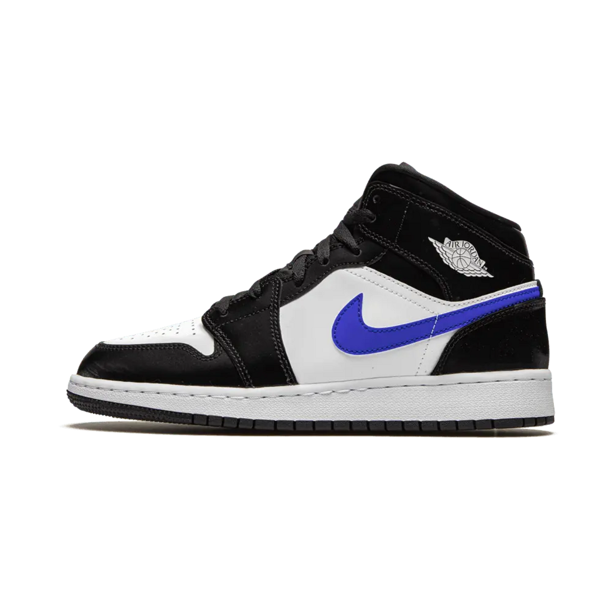 Air Jordan 1 Mid Black Racer Blue