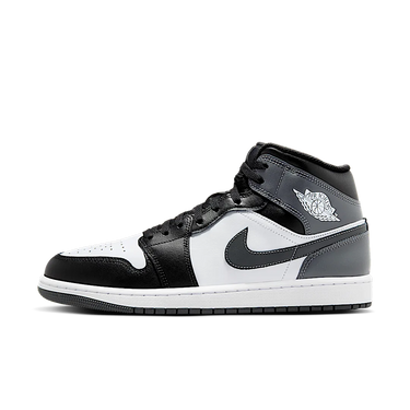 Air Jordan 1 Mid Black White Iron Grey | Next Step