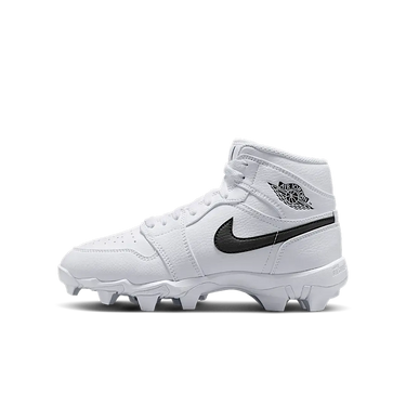 Air Jordan 1 Mid Cleat White Black - HF6883-100 - View 1 | Next Step
