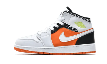 Air Jordan 1 Mid Composition Notebook - 554725-870 - View 1 | Next Step