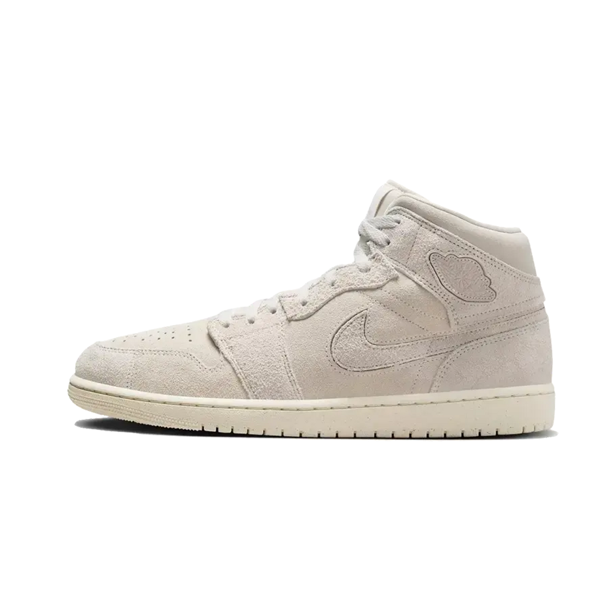 Air Jordan 1 Mid Craft Suede Ivory