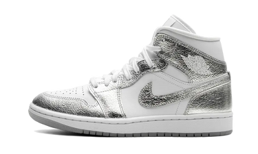 Air Jordan 1 Mid Crinkled Chrome - FN5031-100 - View 1 | Next Step
