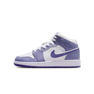 Air Jordan 1 Mid Dusty Amethyst White Court Purple - DQ8423-500 - View 1 | Next Step