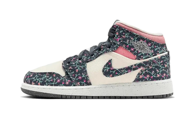 Air Jordan 1 Mid Floral Canvas - FJ3451-001 - View 1 | Next Step