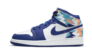 Air Jordan 1 Mid Geometric (GS) - 555112-105 - View 1 | Next Step
