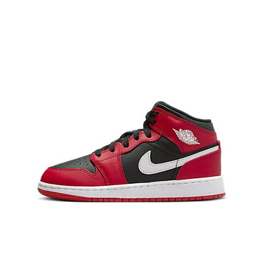 Air Jordan 1 Mid Gym Red Black White Swoosh - DQ8423-061 - View 1 | Next Step