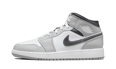 Air Jordan 1 Mid Light Smoke Grey Anthracite - 554725-078-554724-078 - View 1 | Next Step