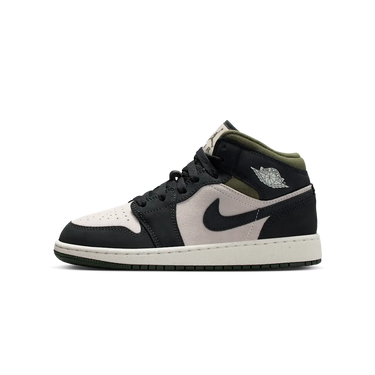 Air Jordan 1 Mid Off Noir Medium Olive - HV4399-102 - View 1 | Next Step