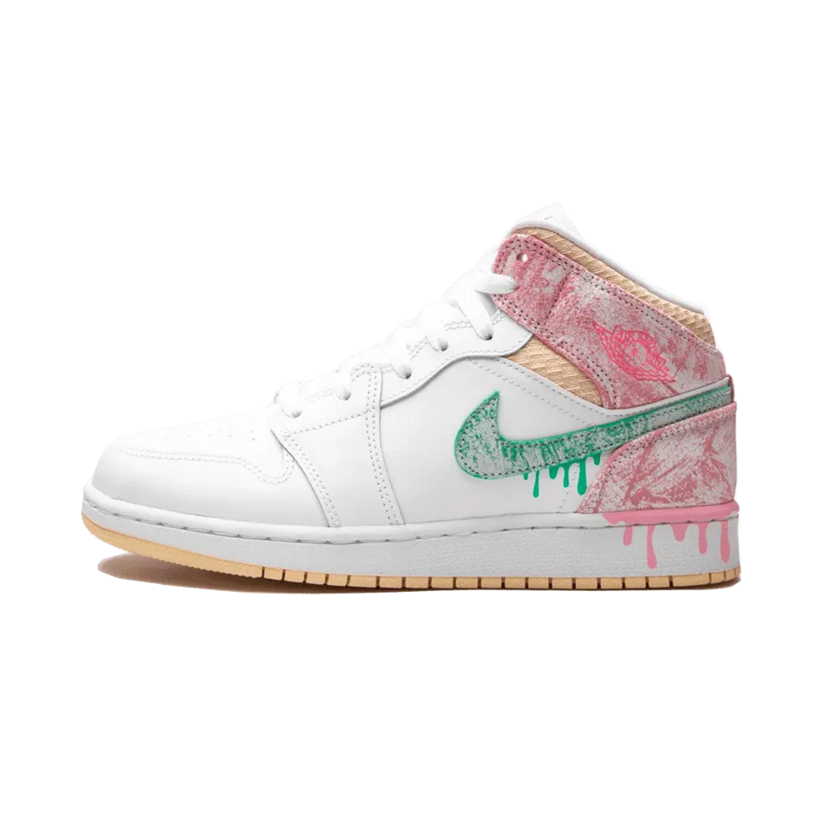 Air Jordan 1 Mid Paint Drip (GS)