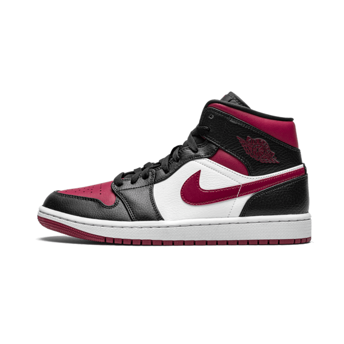 Air Jordan 1 Mid Patent Bred Toe