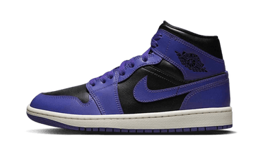 Air Jordan 1 Mid Purple Black - BQ6472-051 - View 1 | Next Step