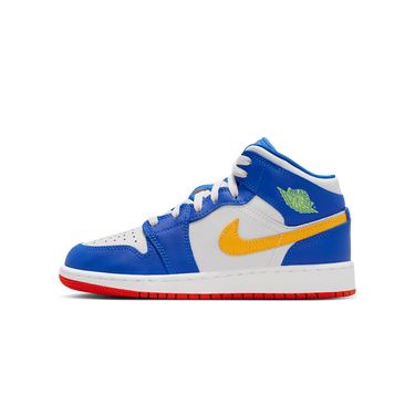 Air Jordan 1 Mid Racer Blue Red Gold - IM6562-445 - View 1 | Next Step
