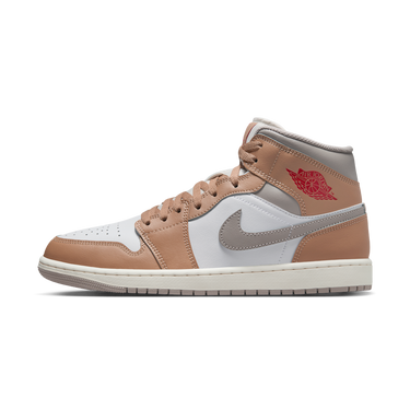 Air Jordan 1 Mid Rattan White College Grey - DQ8426-200 - View 1 | Next Step