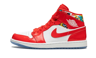 Air Jordan 1 Mid SE Barcelona Sweater - DC7294-600 - View 1 | Next Step
