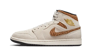 Air Jordan 1 Mid SE Brown Elephant - DZ5369-102 - View 1 | Next Step