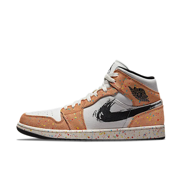 Air Jordan 1 Mid SE Brushstroke - DA8006-100-DA8005-100/DA8006-100-DA8005-100 - View 1 | Next Step