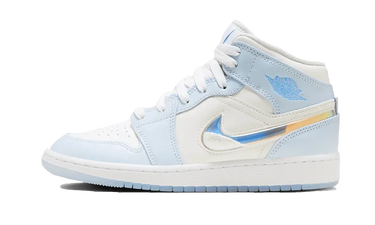 Air Jordan 1 Mid SE Glitter Swoosh (GS) - FQ9117-400 - View 1 | Next Step