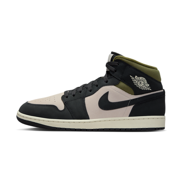 Air Jordan 1 Mid SE Off Noir Medium Olive - HV4091-102 - View 1 | Next Step