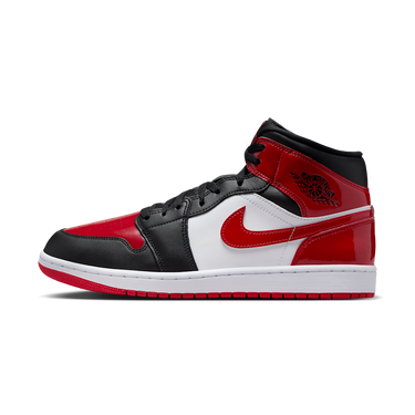 Air Jordan 1 Mid SE Patent Bred Toe - HV4091-006 - View 1 | Next Step