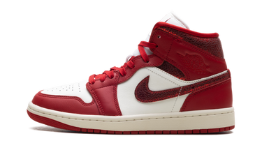 Air Jordan 1 Mid SE Red Cracked Leather | Next Step