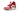 Air Jordan 1 Mid SE Red Cracked Leather - View 4 | Next Step