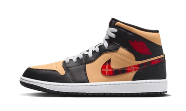 Air Jordan 1 Mid SE Tartan Swoosh - DZ5329-001 - View 1 | Next Step