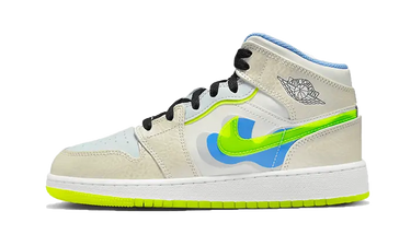 Air Jordan 1 Mid SE Warped Swoosh - DV1314-017 - View 1 | Next Step