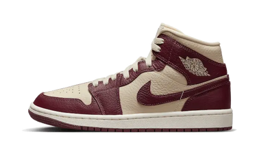Air Jordan 1 Mid Split Beach Cherrywood Red - DR0501-200 - View 1 | Next Step