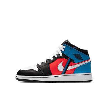 Air Jordan 1 Mid Tri Color Ribbons - CV4891-001 - View 1 | Next Step