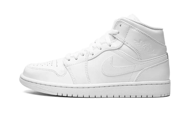 Air Jordan 1 Mid Triple White - 554724-136 - View 1 | Next Step