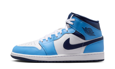 Air Jordan 1 Mid University Blue Midnight Navy - DQ8426-405 - View 1 | Next Step